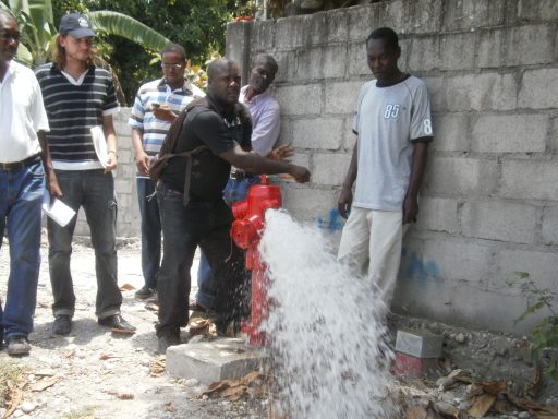 Haïti - Essais poteaux incendie - AEP Les Cayes